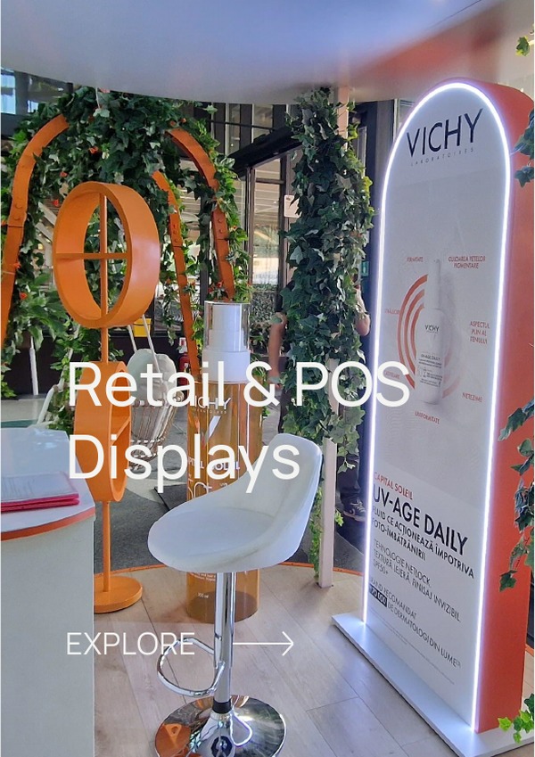 Produkcja displayów retail