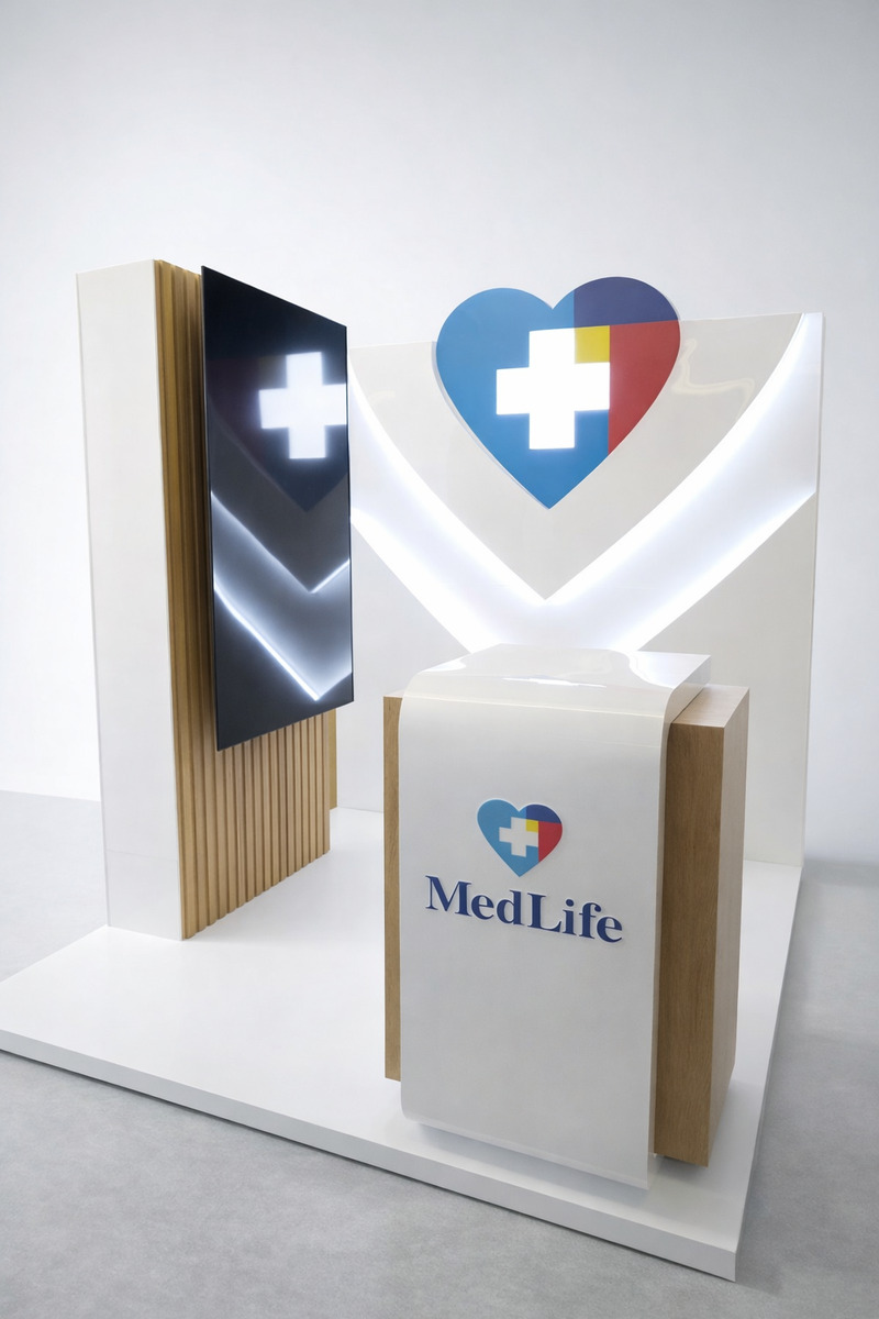 MedLife exhibition stand